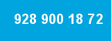 928 900 18 72 928 900 18 72